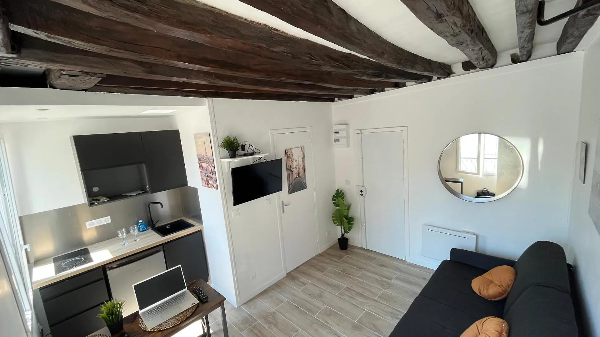 Charmant Studio Au Coeur Du Marais 巴黎
