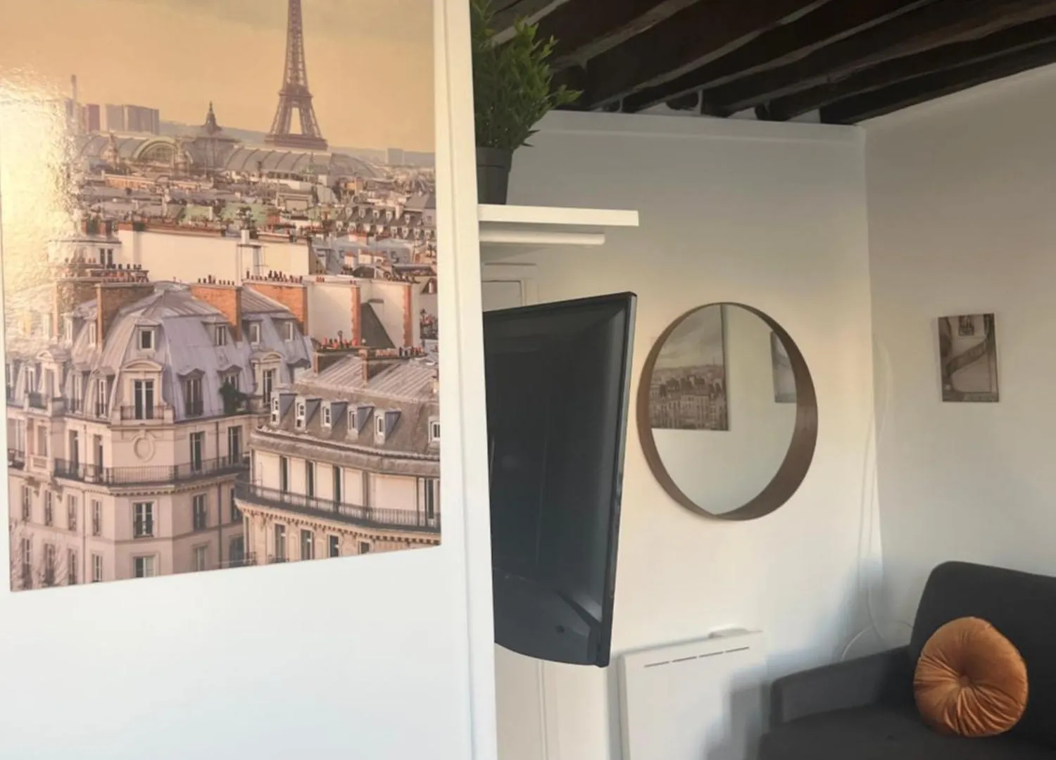 아파트 Charmant Studio Au Coeur Du Marais 파리